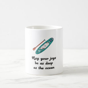 Ställ upp Paddle - nuvarande Gift-idé Kaffemugg