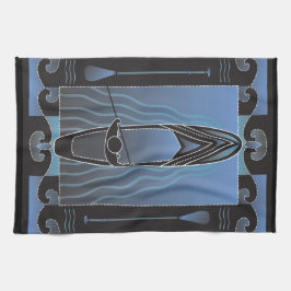 Ställ upp Paddleboarder Kökshandduk