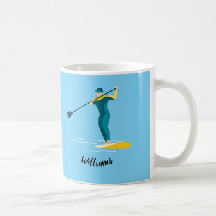 Ställ upp Paddleboarding Kaffemugg