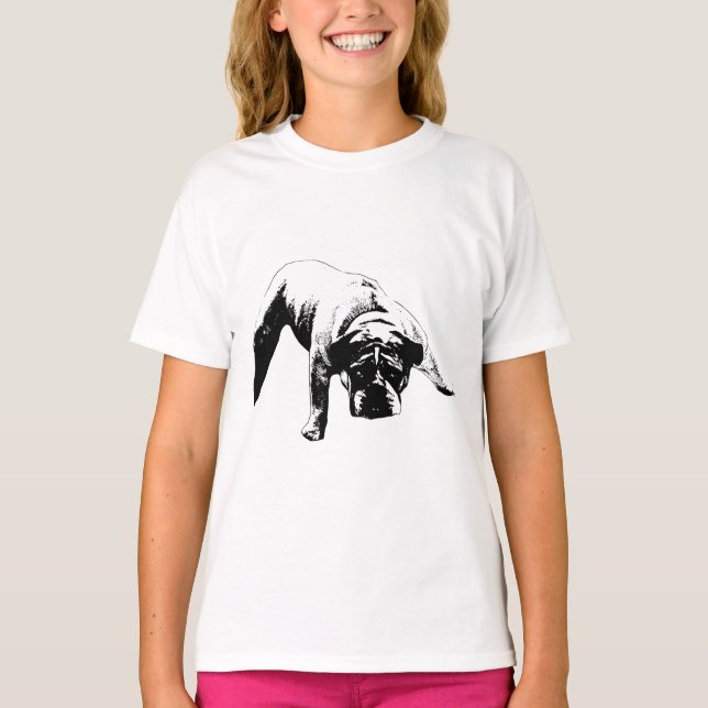 Ställa fast Bulldog Tee (Framsida)