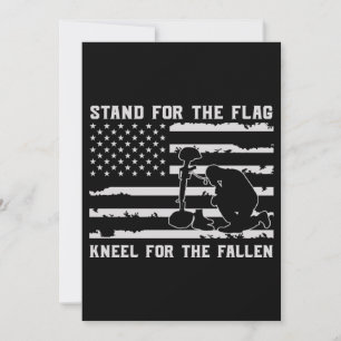 Ställa för Flagga Kneel för fallande Spara Datumet