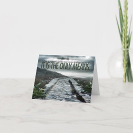 "Ställa in ett exempel" inspirationsoffert Tack Kort