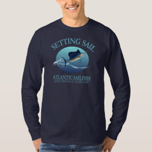Ställa in segelapparat t-shirt