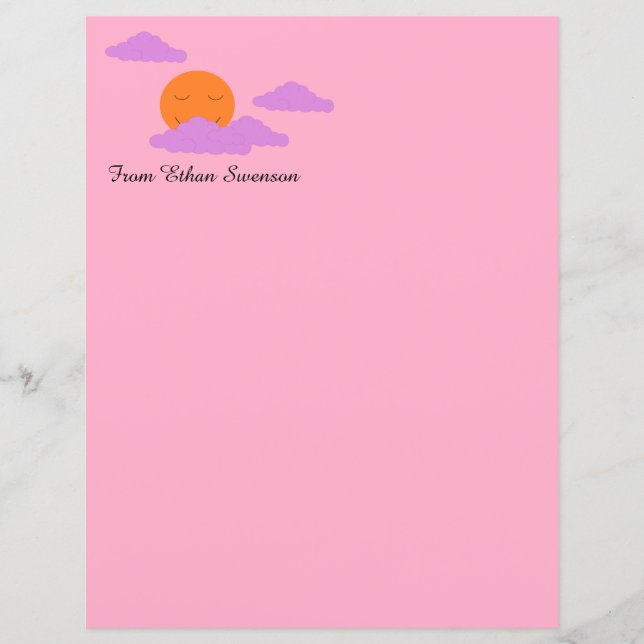 Ställa in Sol med moln (Framsida)