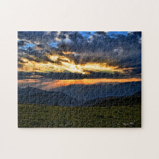 Ställa in Sol Puzzle Pussel (Horisontell)