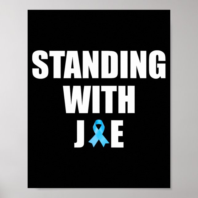 Ställa med Joe Support Ribbon Kampanj Statemen Poster (Framsidan)