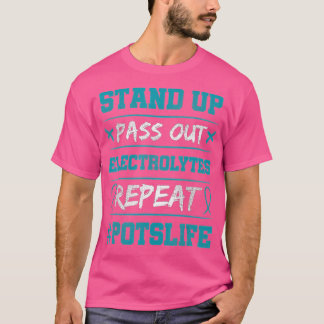 Ställa upp elektrolyterna POTS Awareness Turcos Ri T Shirt