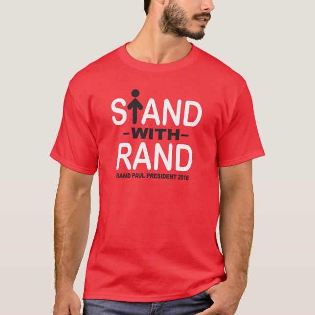 Ställa upp med Rand T-shirt (Framsida)