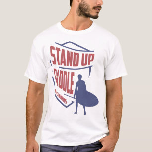 Ställa upp Paddel T Shirt