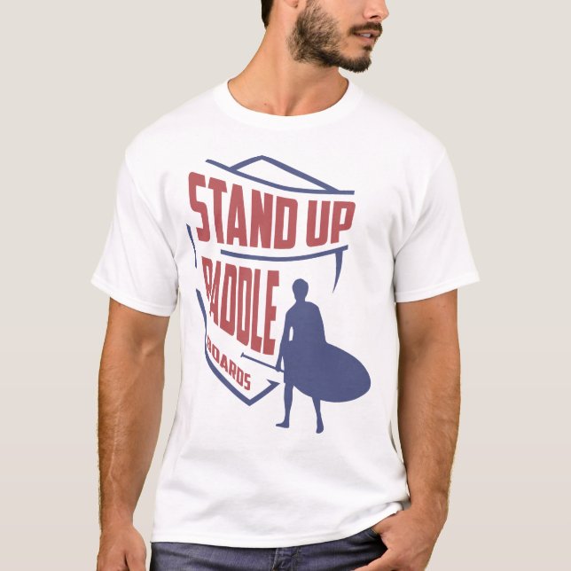 Ställa upp Paddel T Shirt (Framsida)