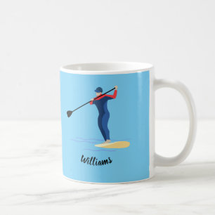Ställa upp Padleboarding Kaffemugg