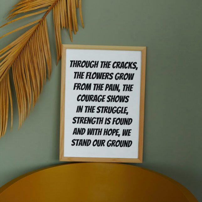 Ställa upp vår inspirerande Mini-Dikt Poster (Skapare uppladdad)