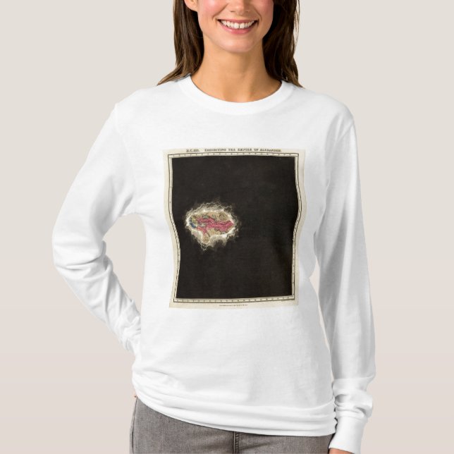 Ställa ut väldet av Alexander 323 BC T Shirt (Framsida)