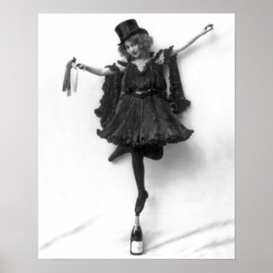 Ställande i Champagne Poster