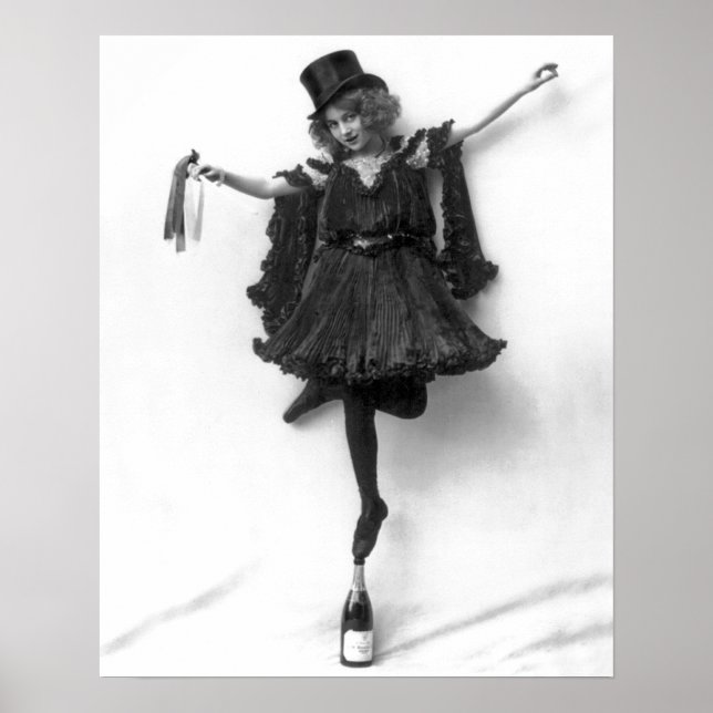 Ställande i Champagne Poster (Framsidan)