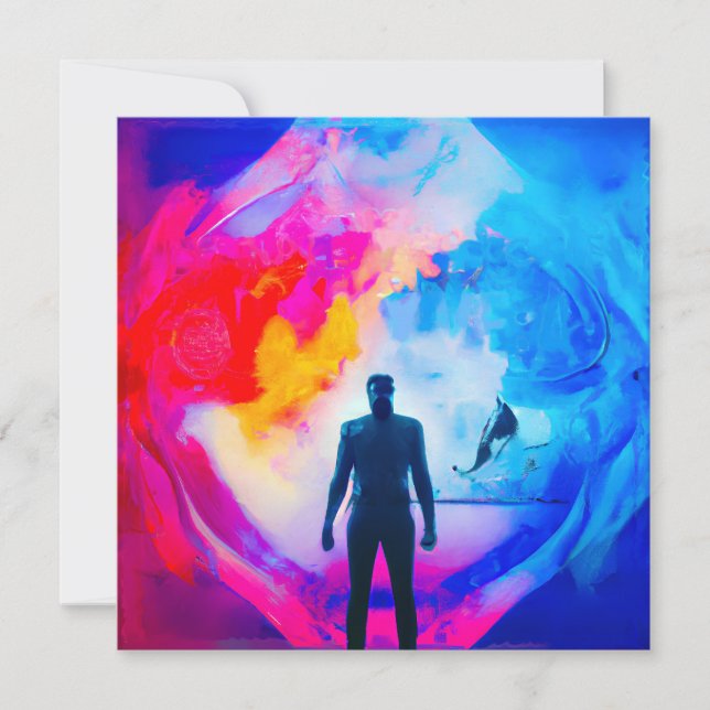 Ställande i Färg Inbjudningar (Framsida)