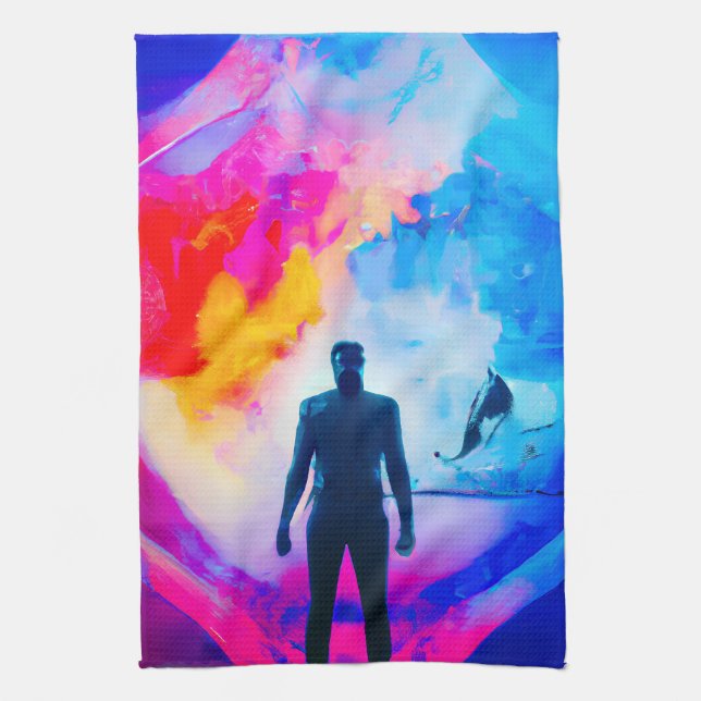 Ställande i Färg Kökshandduk (Vertikal)