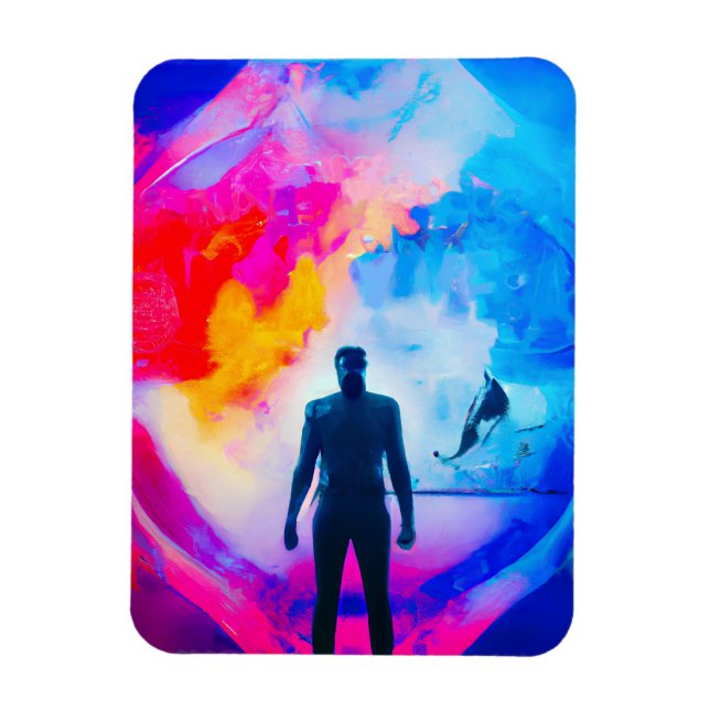 Ställande i Färg Magnet (Vertikal)