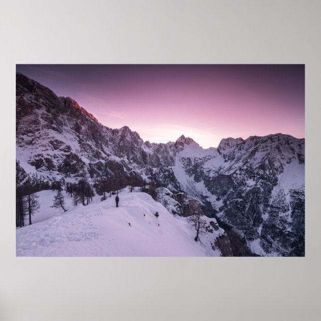 Ställande på vintern poster (Framsidan)