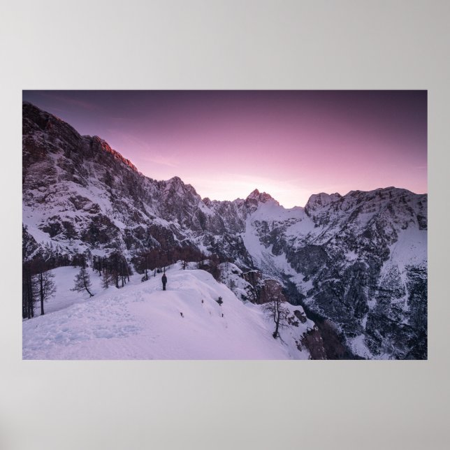 Ställande på vintern poster (Framsidan)