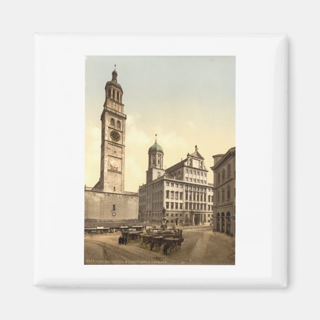 Ställe, Augsburg, Bayern, Tyskland Magnet (Framsidan)