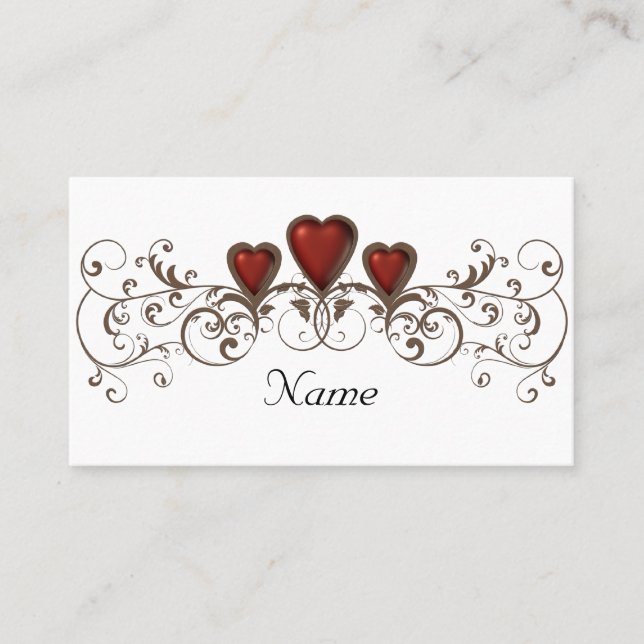 Ställe Bordsnummer Namn-kort Ta bort "Namn" Placeringskort (Framsida)