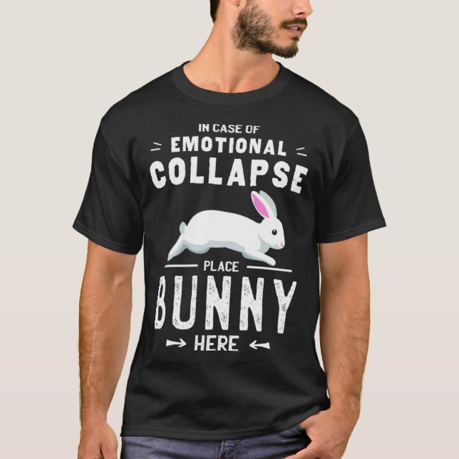 Ställe Bunny här för Bunny Rabbit Owner T Shirt (Framsida)