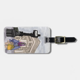 Ställe Charles de Gaulle Paris. Bagagebricka