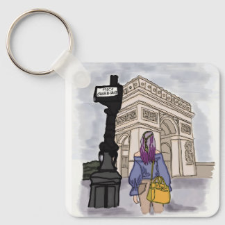 Ställe Charles de Gaulle Paris. Nyckelring