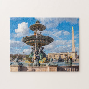 Ställe de la Concorde and obelisk - Paris, Frankri Pussel