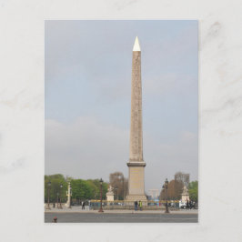 Ställe de la Concorde i Paris Frankrike Vykort