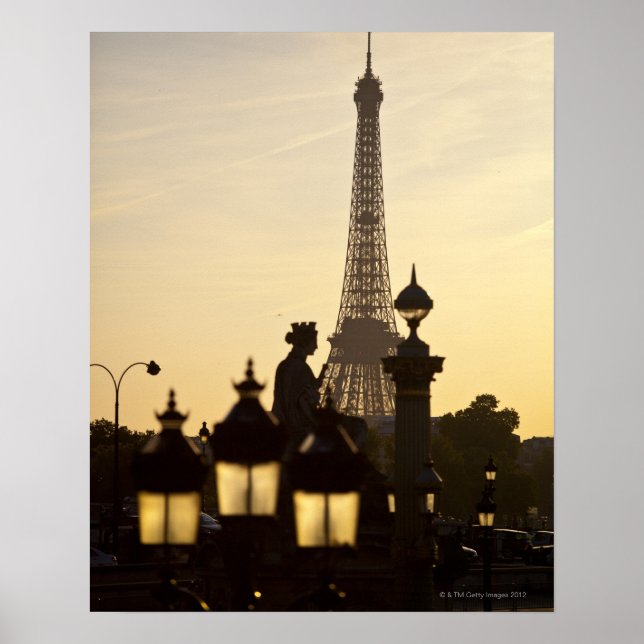 Ställe de la Concorde, stadens största kvadrat Poster (Framsidan)