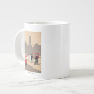 Ställe de la Republique Art Deco Scene Jumbo Mugg