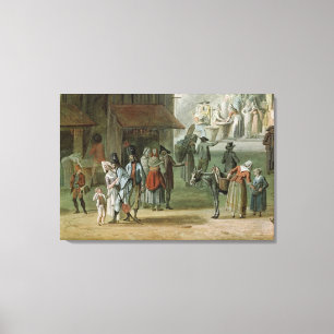 Ställe de l'Apport-Paris framme Canvastryck