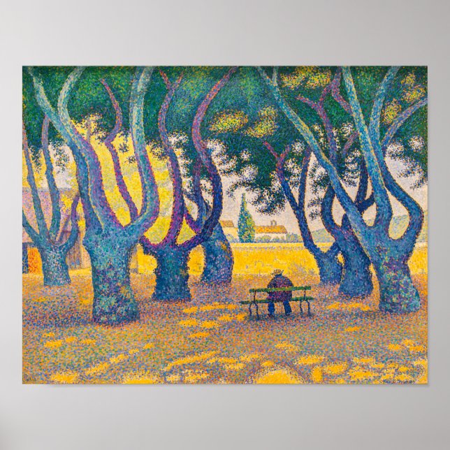 Ställe des Lices, St. Tropez | Paul Signac | Poster (Framsidan)