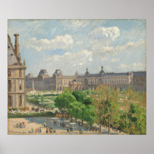 Ställe du Carrousel - Camille Pissarro Fine Art Poster