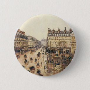 Ställe du Theater Francais, Paris Rain av Pissarro Knapp