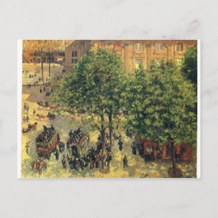 Ställe du Theater-Francais, Vår Camille Pissarro Vykort