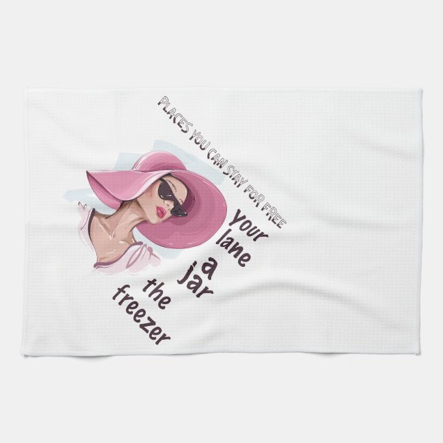 Ställe för kostnadsfri vistelse kökshandduk (Horisontell)