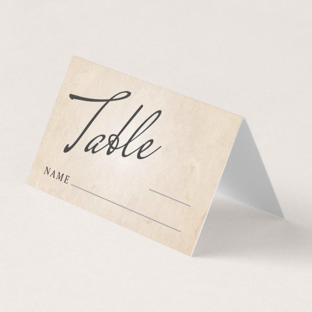 Ställe-kort för Bröllop Bordsnummer Kort (Framsida)