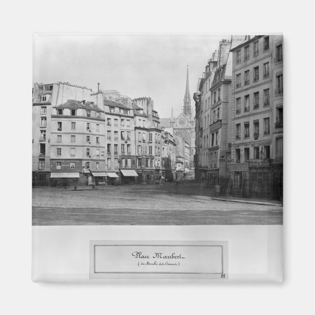 Ställe Maubert från Marche des Carmes, Paris Magnet (Framsidan)
