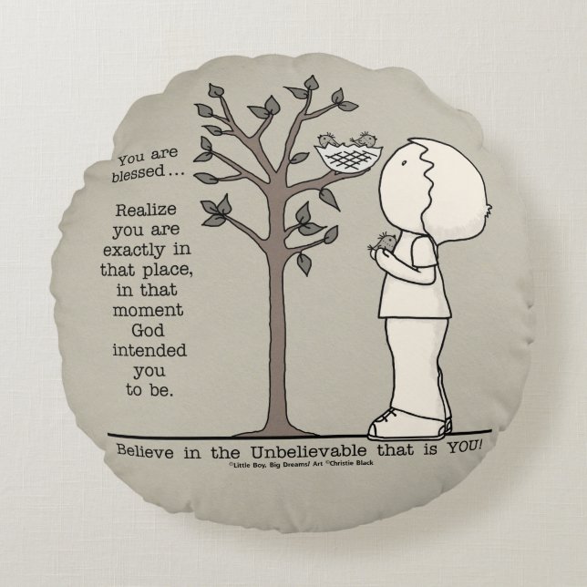 Ställe Rund Kudde (Framsidan)