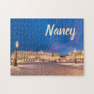 Ställe Stanislas Nancy Frankrike i nattgåva Pussel