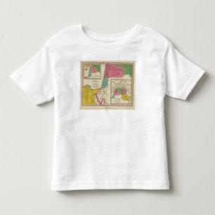 Ställen som antecknas i de fem bokarna av Moses Tee