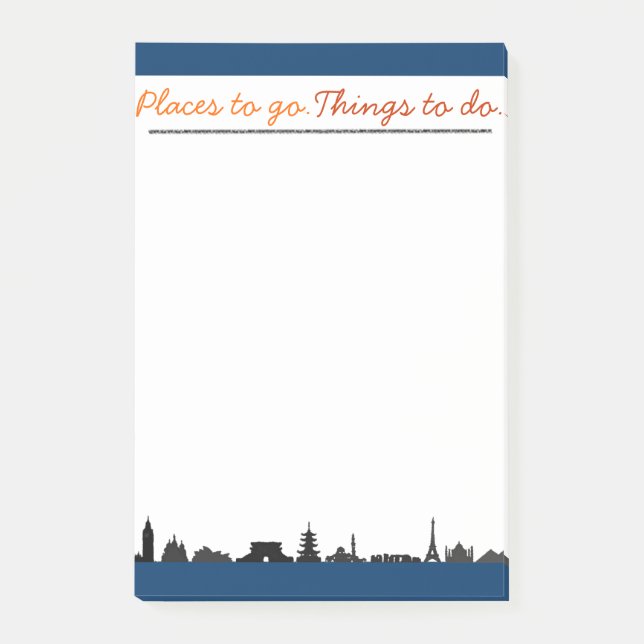 Ställen to Go, Sak to do Large Post IT Post-it Block (Framsida)