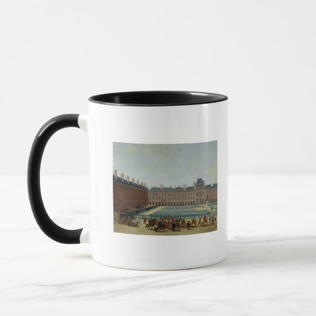 Stället Royale med den kungliga vagnen, c.1655 Mugg (Vänster)