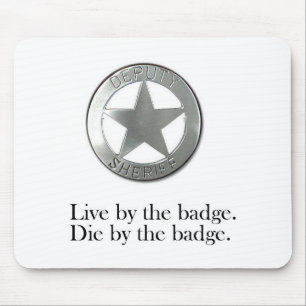 Ställföreträdande sheriff Mousepad Musmatta