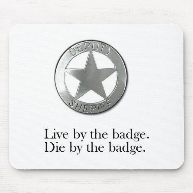 Ställföreträdande sheriff Mousepad Musmatta (Framsidan)