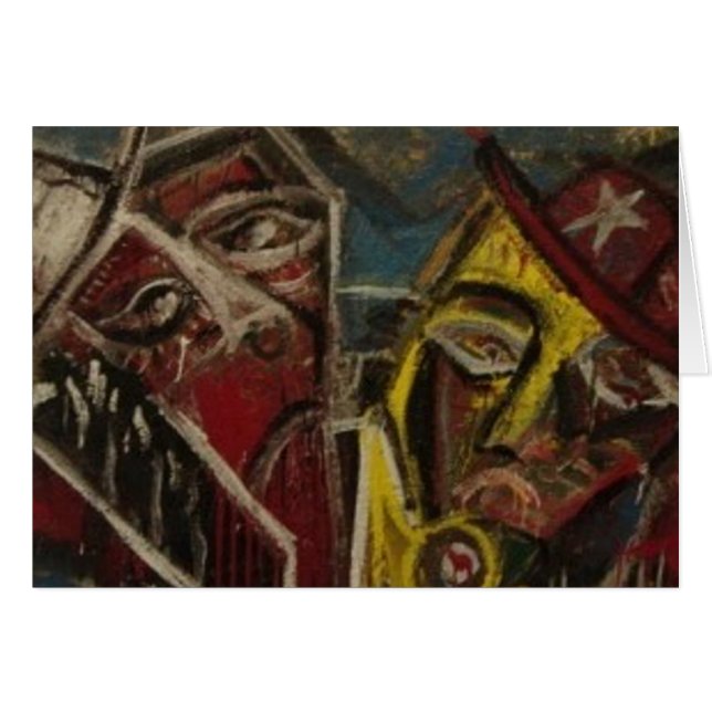 ställföreträdare och sherrif hälsningskort (Framsidan Horizontal)