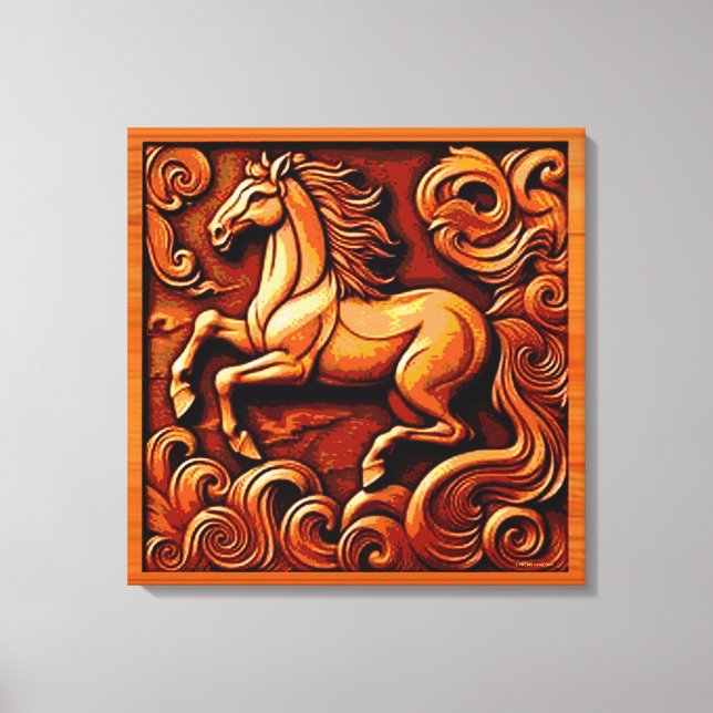 Stallion Canvastryck (Framsida)